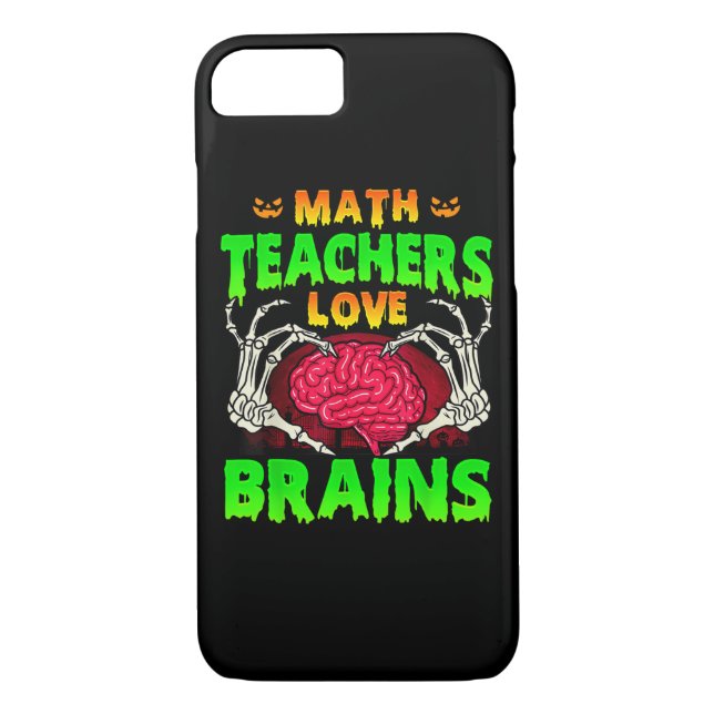 Coques Case-Mate iPhone Enseignants en mathématiques Cerveaux Squelette Co (Dos)