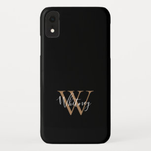 Case-Mate iPhone Case Enseigne élégante moderne nom de script en noir et