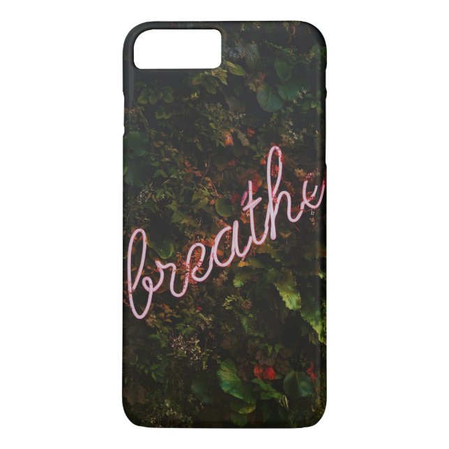 Coques Case-Mate iPhone Enseigne Néon Nature Respirez (Dos)