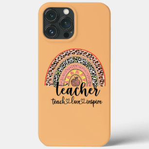Case-Mate iPhone Case Enseigner Amour Inspirer Léopard Arc-en-ciel Ensei