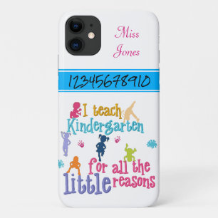 Case-Mate iPhone Case Enseigner la maternelle pour de petites raisons Té