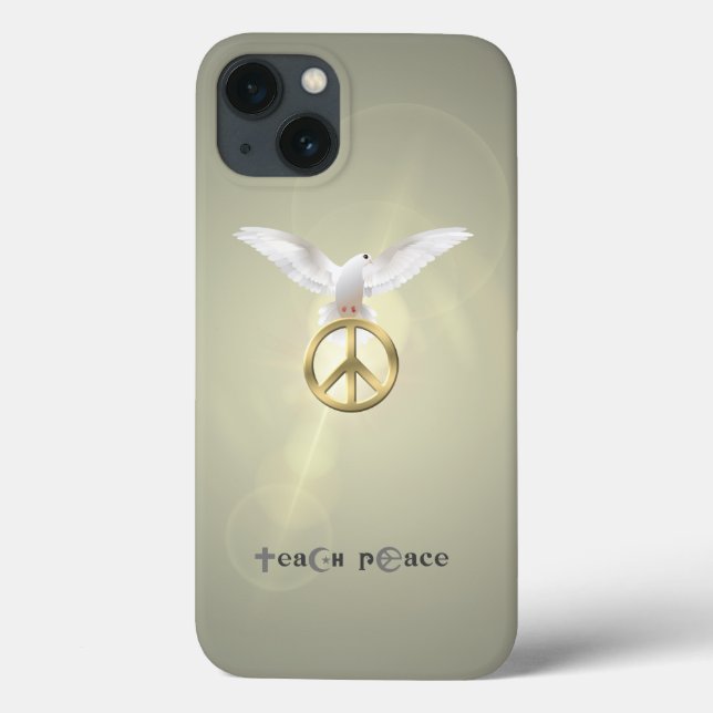 Coques Case-Mate iPhone Enseigner la paix | (Verso)