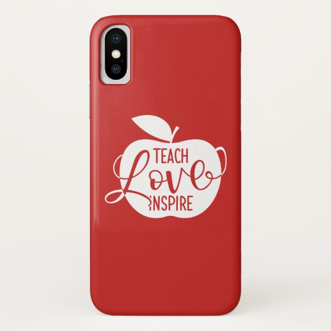 Coques Case-Mate iPhone Enseignez l'amour inspirent (Dos)