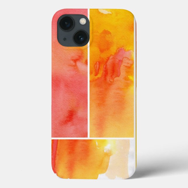Coques Case-Mate iPhone Ensemble d'aquarelle abstraite peint à la main (Verso)