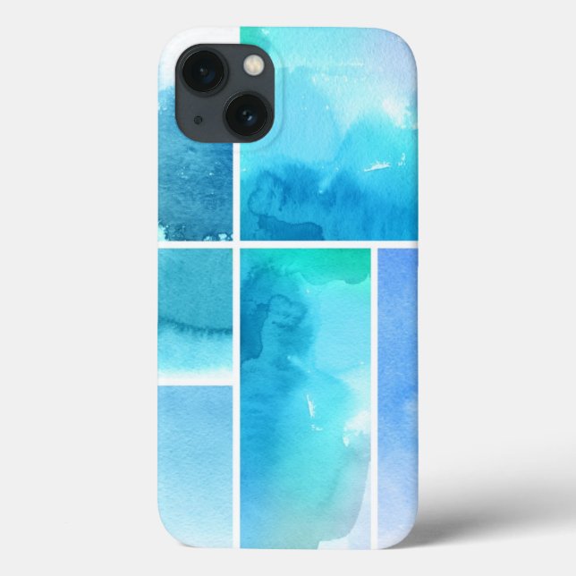 Coques Case-Mate iPhone Ensemble d'aquarelle abstraite peinte à la main 2 (Verso)