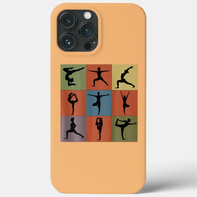 Coques Case-Mate iPhone Ensemble de poses Meilleur Yoga Backprint  (Verso)