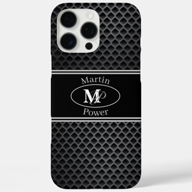 Coques Case-Mate iPhone Ensemble noir de tapis de voiture (Verso)