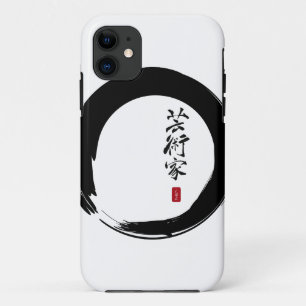 Coque iPhone 11 Enso Circle et Calligraphie artistique