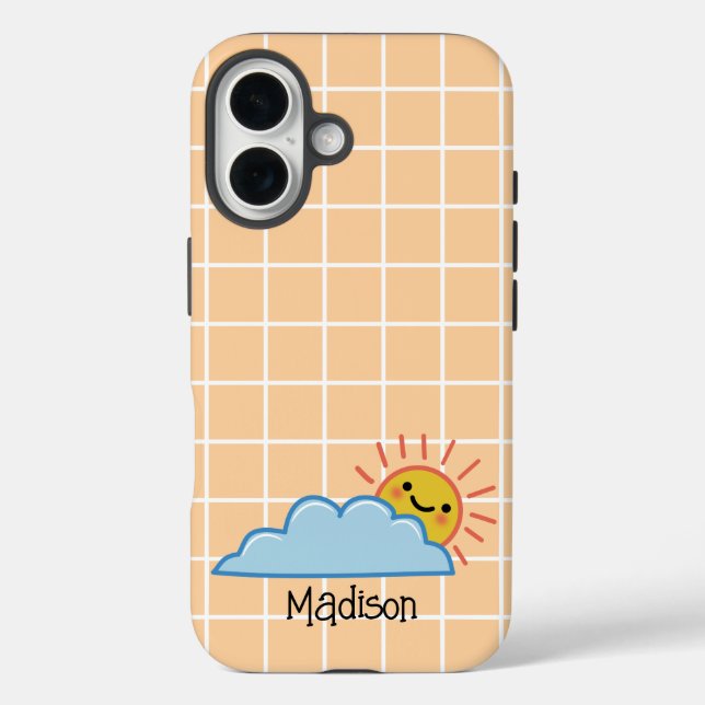 Coques Case-Mate iPhone Ensoleillement et nuages personnalisés (Verso)
