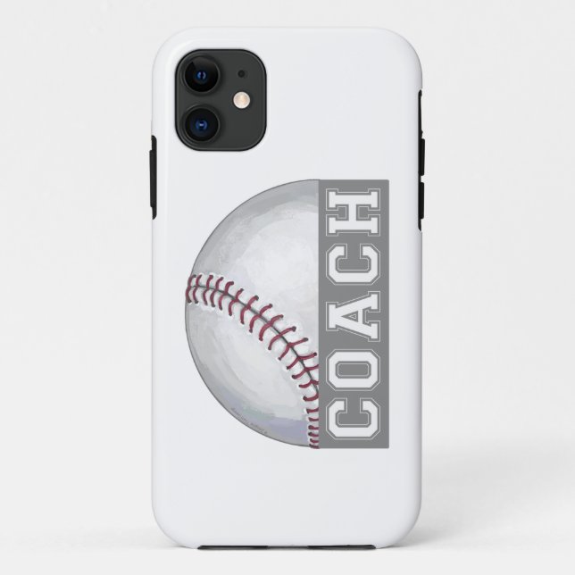 Coques Case-Mate iPhone Entraîneur de baseball (Dos)