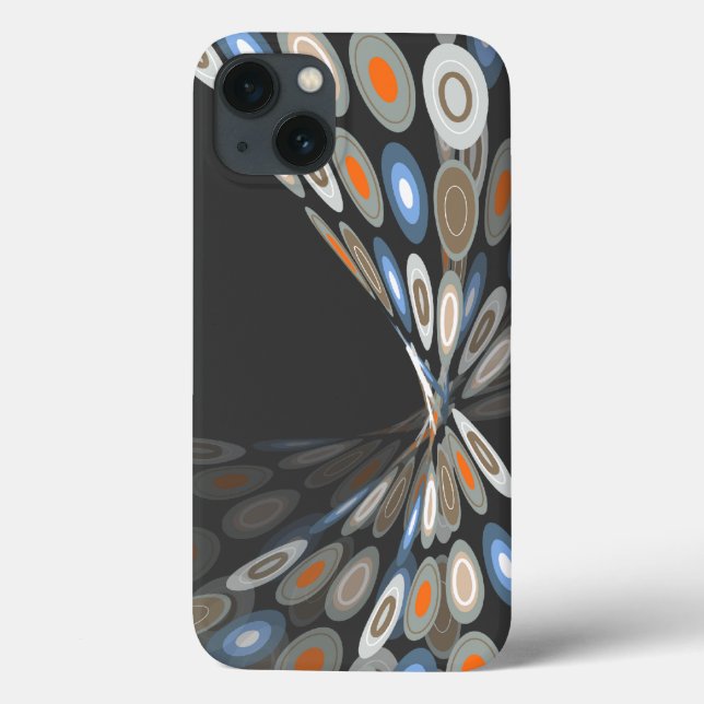 Coques Case-Mate iPhone Enveloppe artistique de papillon abstrait moderne (Verso)