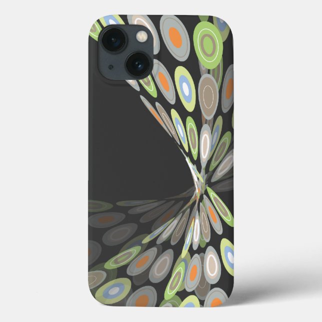 Coques Case-Mate iPhone Enveloppe artistique de papillon abstrait moderne (Verso)