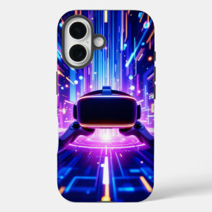 Coque Pour iPhone 16 Environnement de jeu de réalité virtuelle flottant