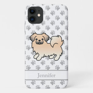 Case-Mate iPhone Case Épagneul Tibétain Sable Crème Dessin Animé Chien &