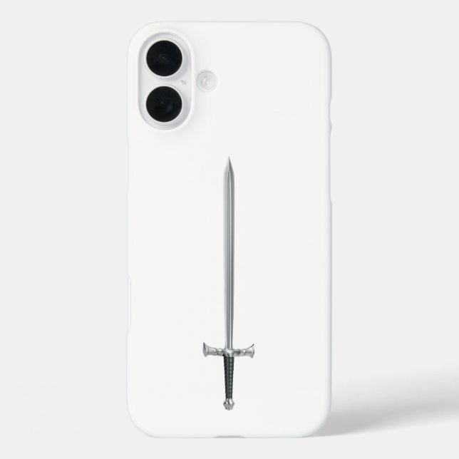 Coques Case-Mate iPhone Épée argentée (Verso)