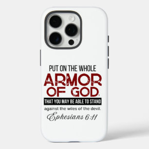 Coque iPhone 16 Pro Éphésiens 6:11 Revêtez-vous de toute l'Armure de D