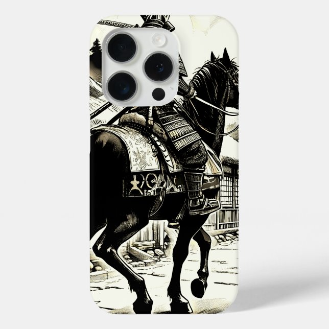 Coques Case-Mate iPhone Epic Samurai Rider Manga Art Imprimer (Verso)