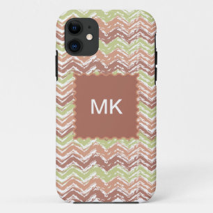 Coque iPhone 11 Épice de scribble Chevron ZigZag