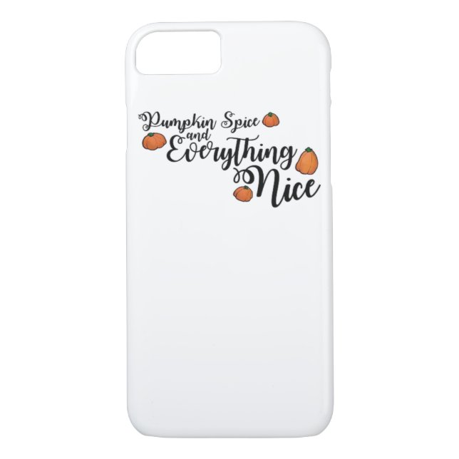 Coques Case-Mate iPhone Épices citrouilles Et Tout Nice - Phrase Noir W (Dos)