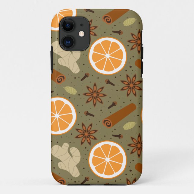 Coques Case-Mate iPhone épices de Noël (Dos)