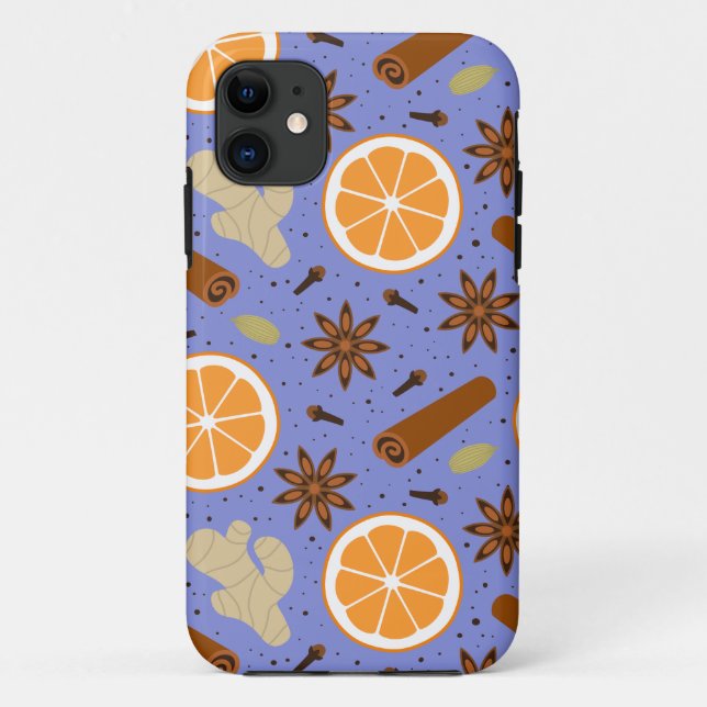 Coques Case-Mate iPhone épices de Noël (Dos)