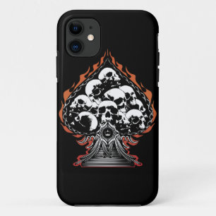 Coque Case-Mate Pour iPhone Épique de flammes avec des crânes