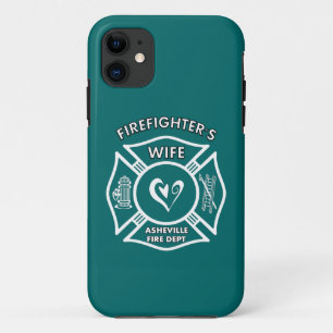 Coque Case-Mate Pour iPhone Épouses de sapeur-pompier de département du feu