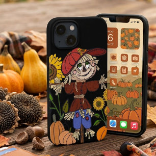 Case-Mate iPhone Case Épouvantail Fantaisiste d'Automne et Tournesols