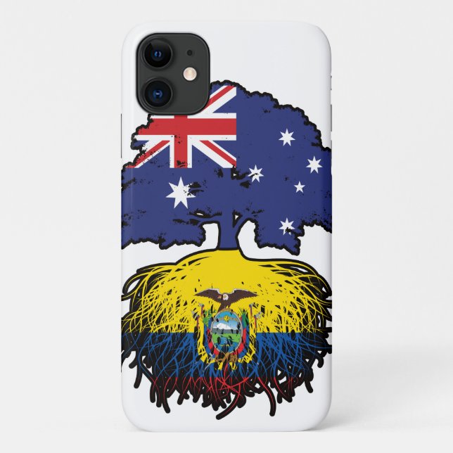 Coques Case-Mate iPhone Equateur Australie Equatorienne Racines d'arbres (Dos)