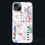 Coques Pour iPhone Équation en physique des mathématiques Science Per<br><div class="desc">Formules scientifiques et calculs en mathématiques et physique coque personnalisé pour les nerds scientifiques.</div>
