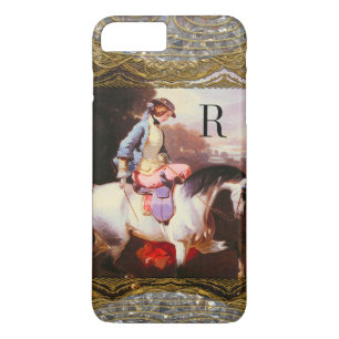 Coque iPhone 7 Plus Équestre Elsa VII Monogramme
