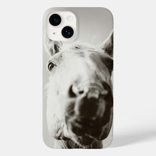 Coques Case-Mate iPhone Equestre moderne Votre Cheval Photo (Verso)