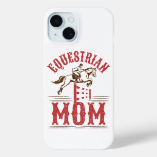 Coque Case-Mate iPhone Equestrian Maman Horse Show Rider Fête des Mères