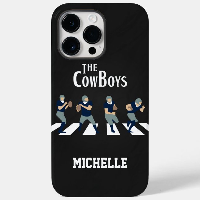 Coques Case-Mate iPhone Équipe Américaine Personnalisée De Football Cowboy (Verso)