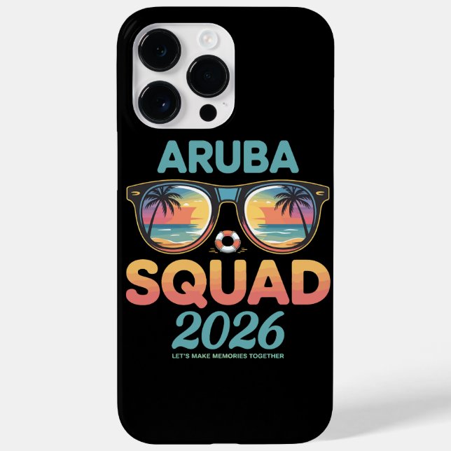 Coques Case-Mate iPhone Équipe Aruba 2026 Rétro (Verso)