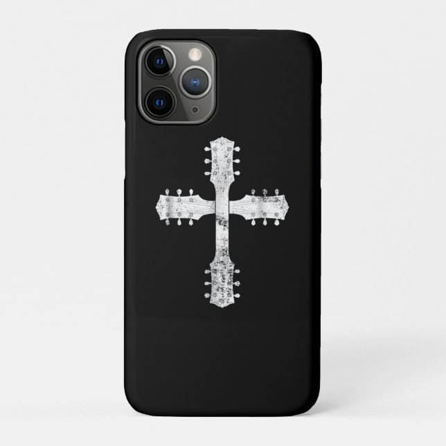 Coques Case-Mate iPhone équipe chrétienne de culte guitare cross (Dos)