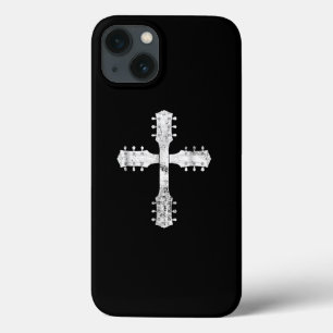 Case-Mate iPhone Case équipe chrétienne de culte guitare cross