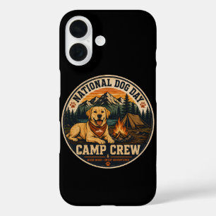 Coque Pour iPhone 16 Équipe de camp de jour national pour chiens Labrad