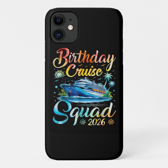 Coques Case-Mate iPhone Équipe de croisière d'anniversaire 2026 (Dos)
