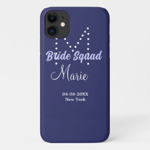 Case-Mate iPhone Case Équipe de mariée ajoutez nom monogramme demoiselle