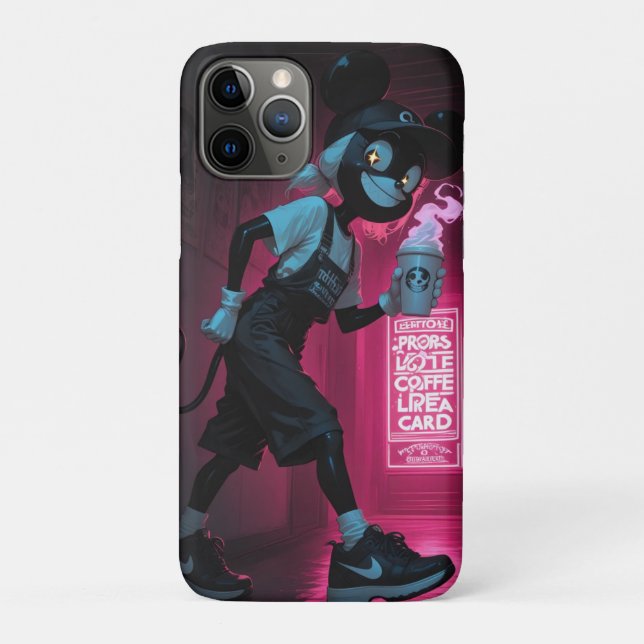 Coques Case-Mate iPhone Équipe de nuit néon (Dos)