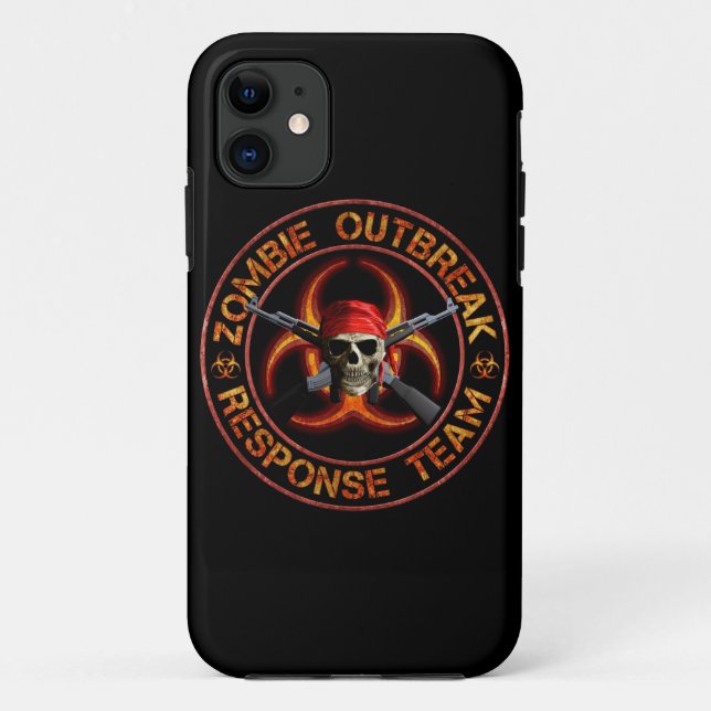 Coques Case-Mate iPhone Équipe de réponse de zombi (Dos)