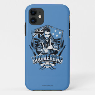 Coque iPhone 11 Équipe de suicide   Badge Boomerang