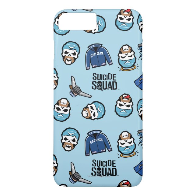 Coques Case-Mate iPhone Équipe de suicide | Capitaine Boomerang Emoji Moti (Dos)
