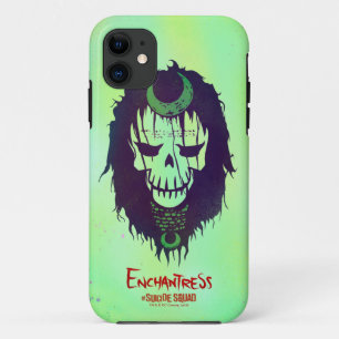 Coque iPhone 11 Équipe de suicide   Icône de tête de l'enchante