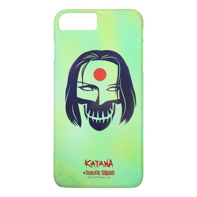 Coques Case-Mate iPhone Équipe de suicide | Icône de tête Katana (Dos)