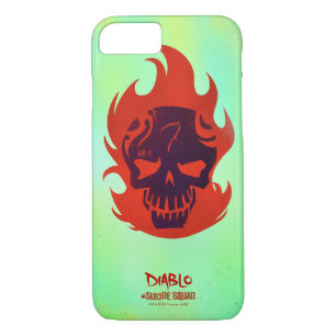 Coque iPhone 8/7 Équipe de suicide   Icône Diablo Head