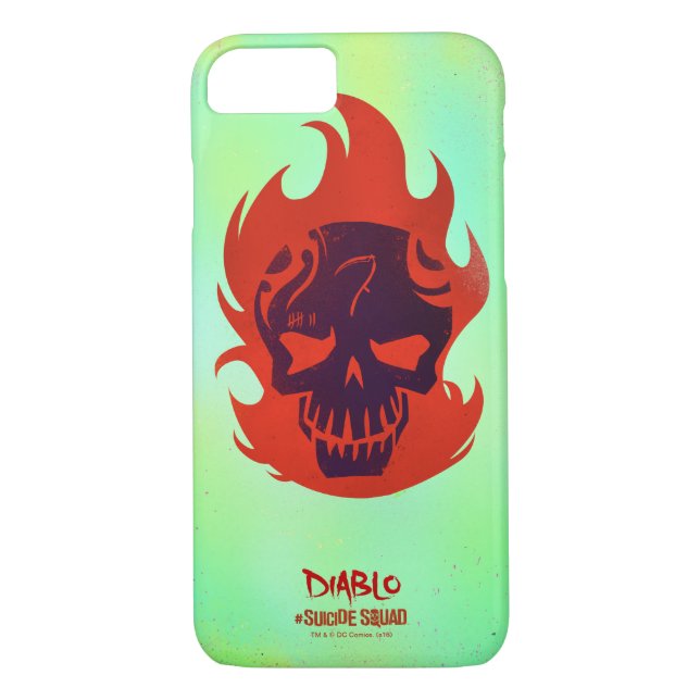 Coques Case-Mate iPhone Équipe de suicide | Icône Diablo Head (Dos)