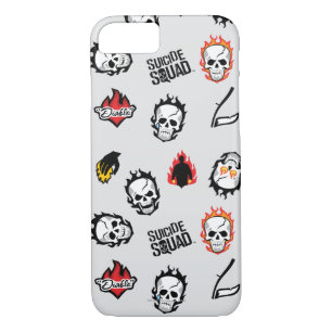 Coque iPhone 7 Équipe de suicide   Motif Diablo Emoji