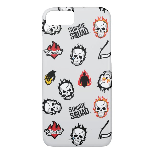 Coques Case-Mate iPhone Équipe de suicide | Motif Diablo Emoji (Dos)